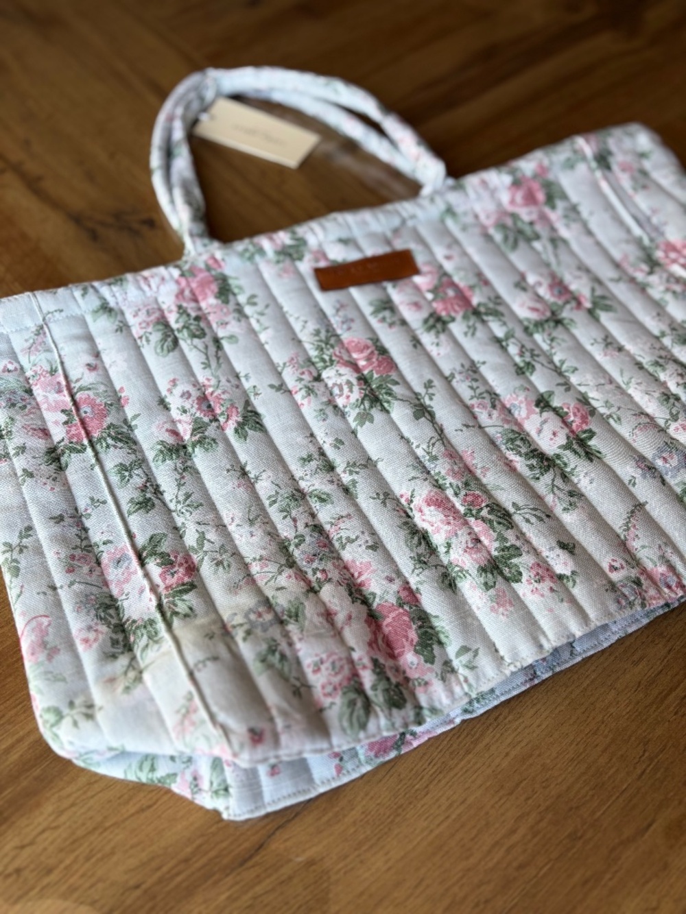Laura Ashley Floral Quilted Bag